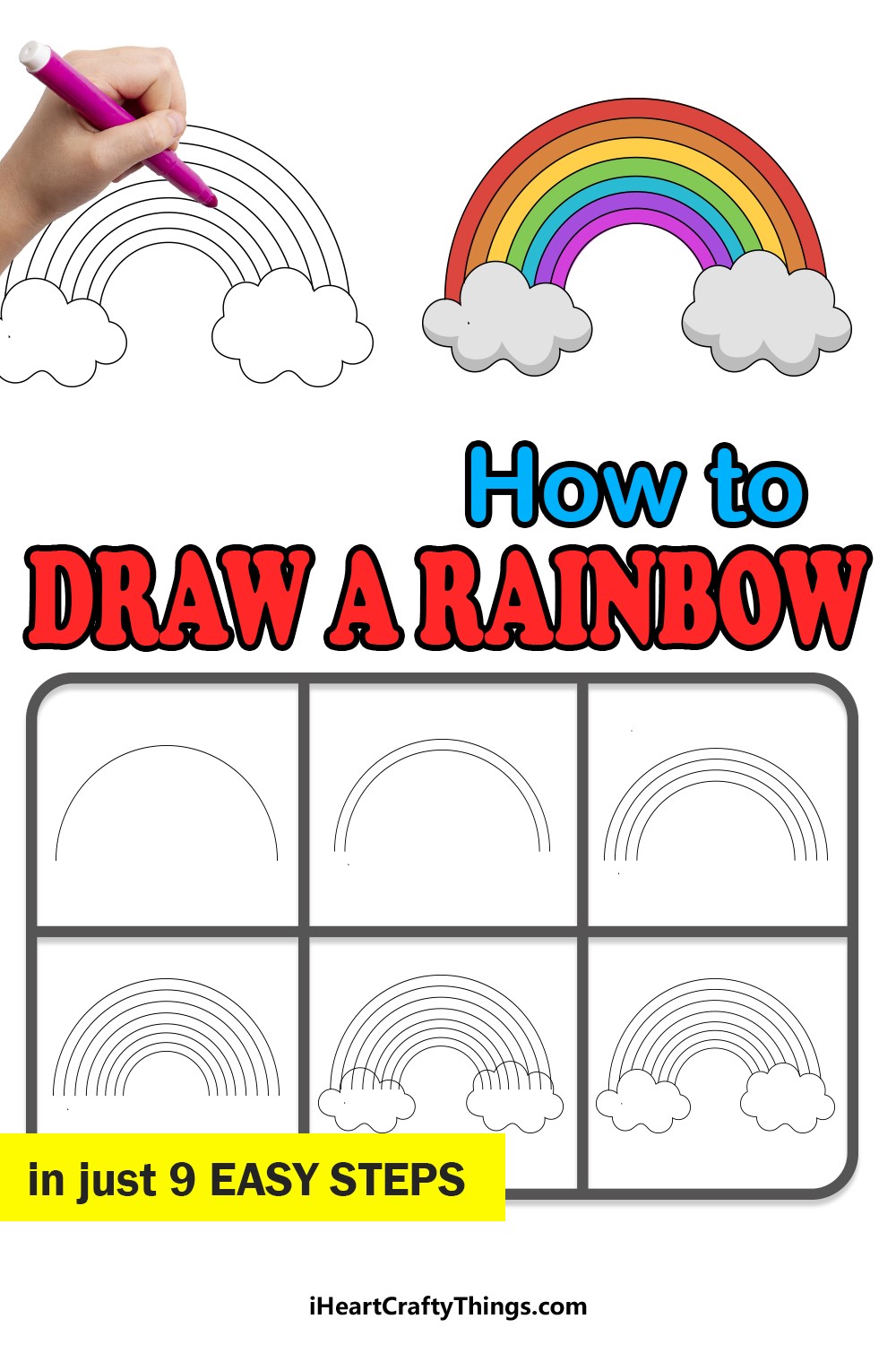 Regenbogenidee 2 zeichnen ideen