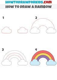 Regenbogenidee 5 zeichnen ideen