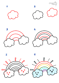 Regenbogenidee 7 zeichnen ideen