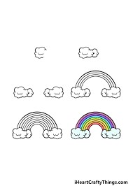 Regenbogenidee 9 zeichnen ideen