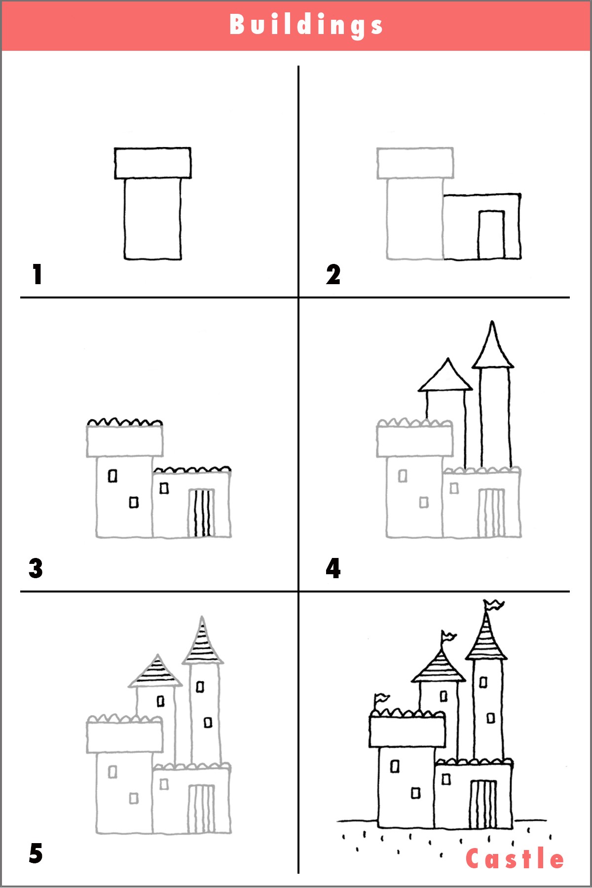 Schlossidee 6 zeichnen ideen