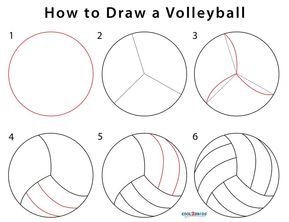Volleyball-Idee 1 zeichnen ideen