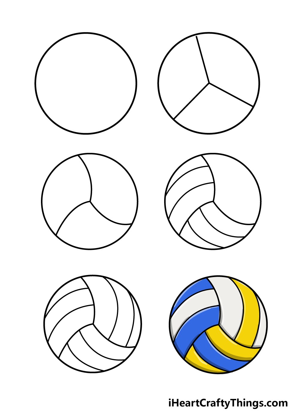 Volleyball zeichnen ideen