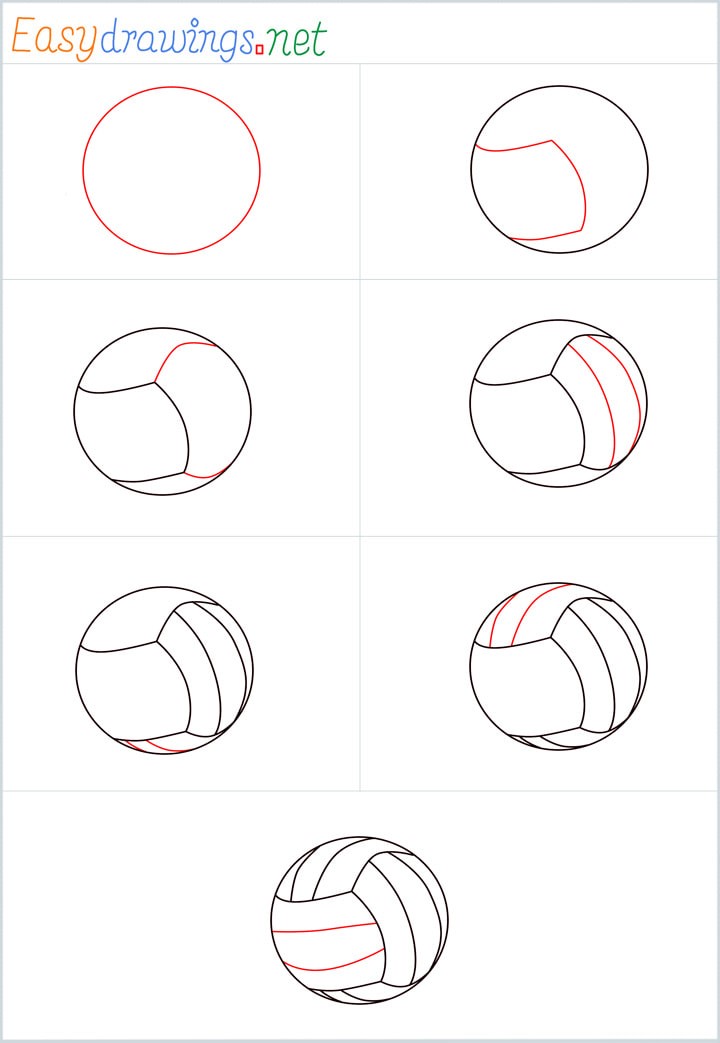 Volleyball-Idee 4 zeichnen ideen
