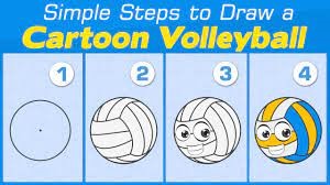 Volleyball-Idee 5 zeichnen ideen