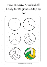 Volleyball-Idee 6 zeichnen ideen