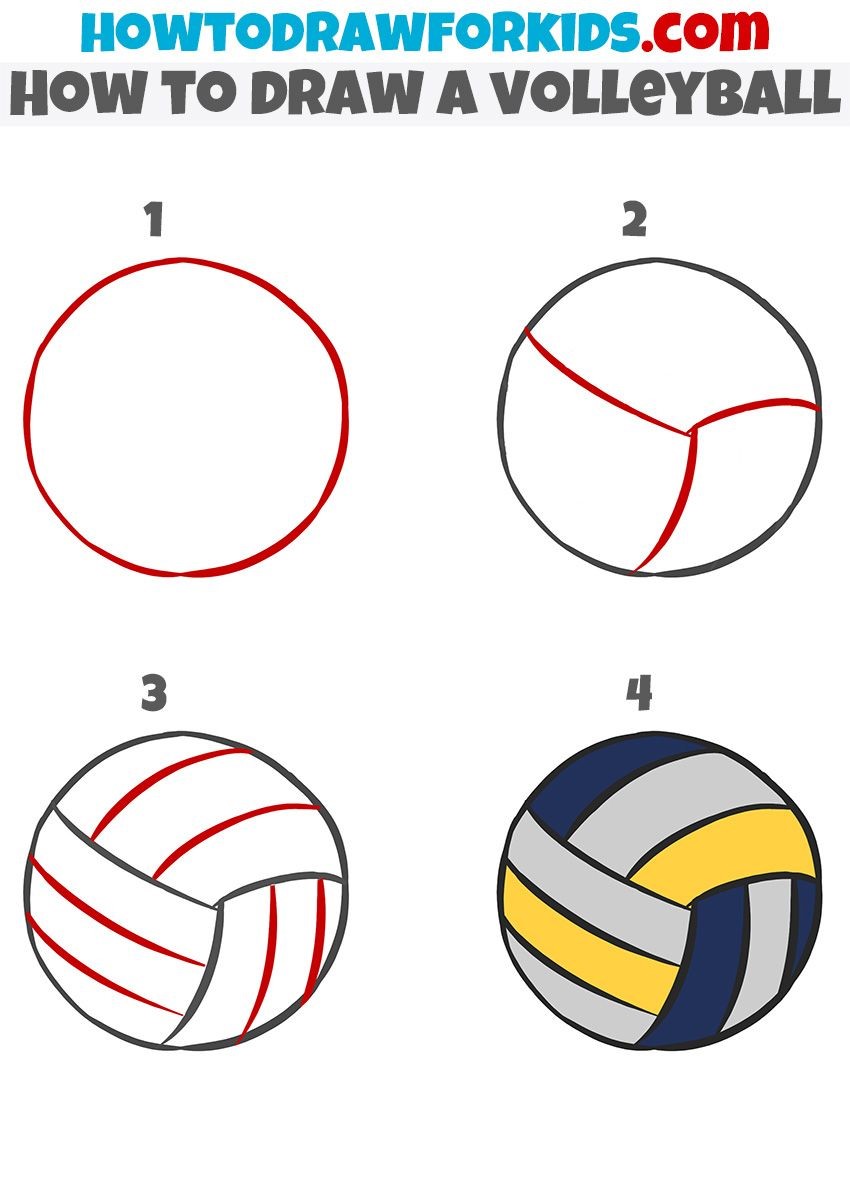 Volleyball-Idee 7 zeichnen ideen