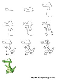 Zeichnen Lernen Alligator Ideas 3