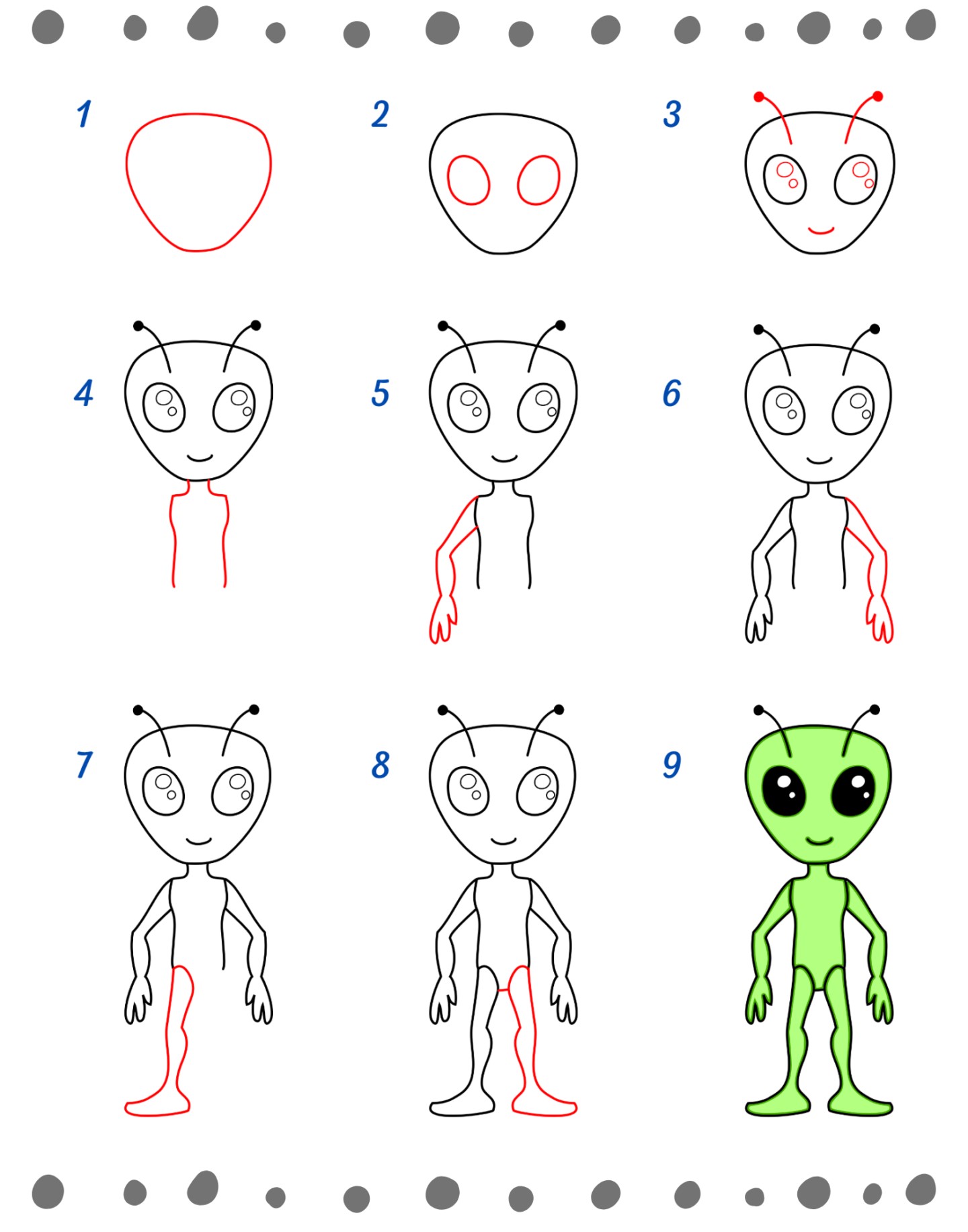 Außerirdische Idee 12 zeichnen ideen