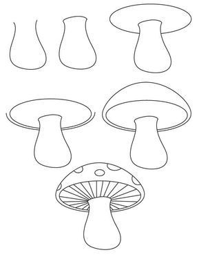 Pilz-Idee 7 zeichnen ideen