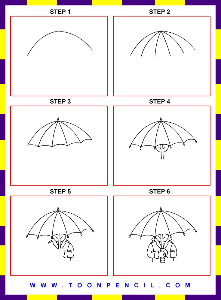 Regenschirm-Idee 4 zeichnen ideen