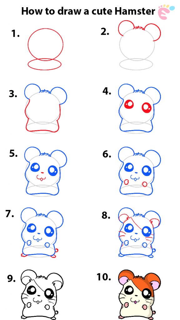 Idee für Hamster 3 zeichnen ideen