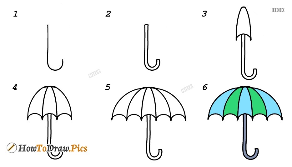 Regenschirm-Idee 12 zeichnen ideen