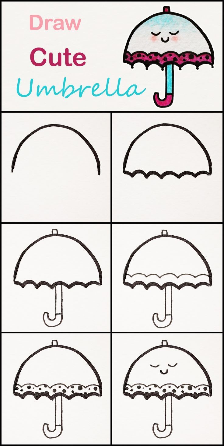 Regenschirm-Idee 13 zeichnen ideen
