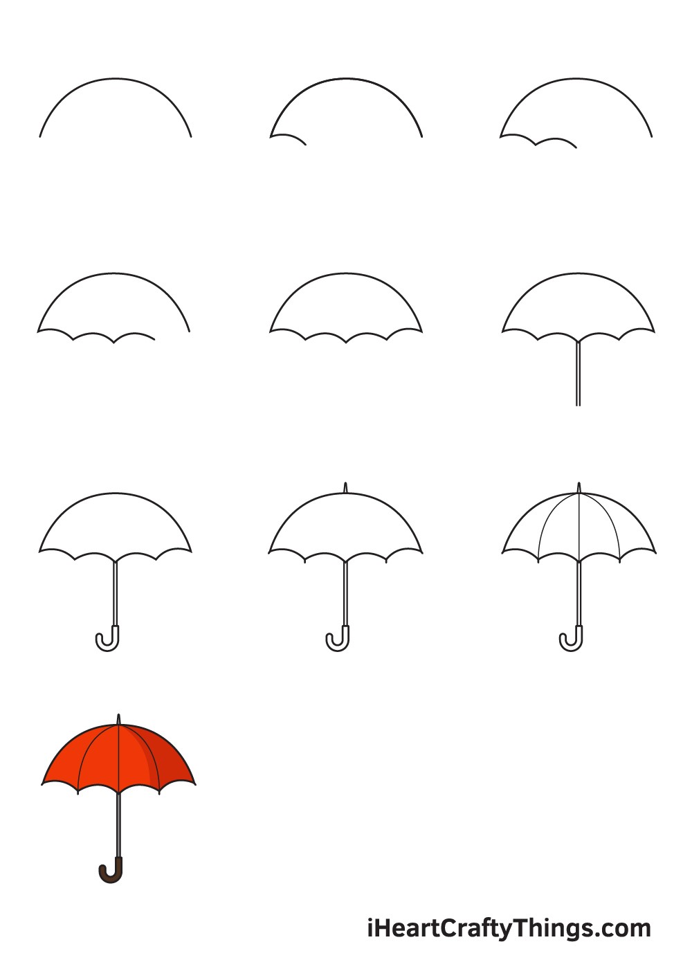 Regenschirm-Idee 5 zeichnen ideen