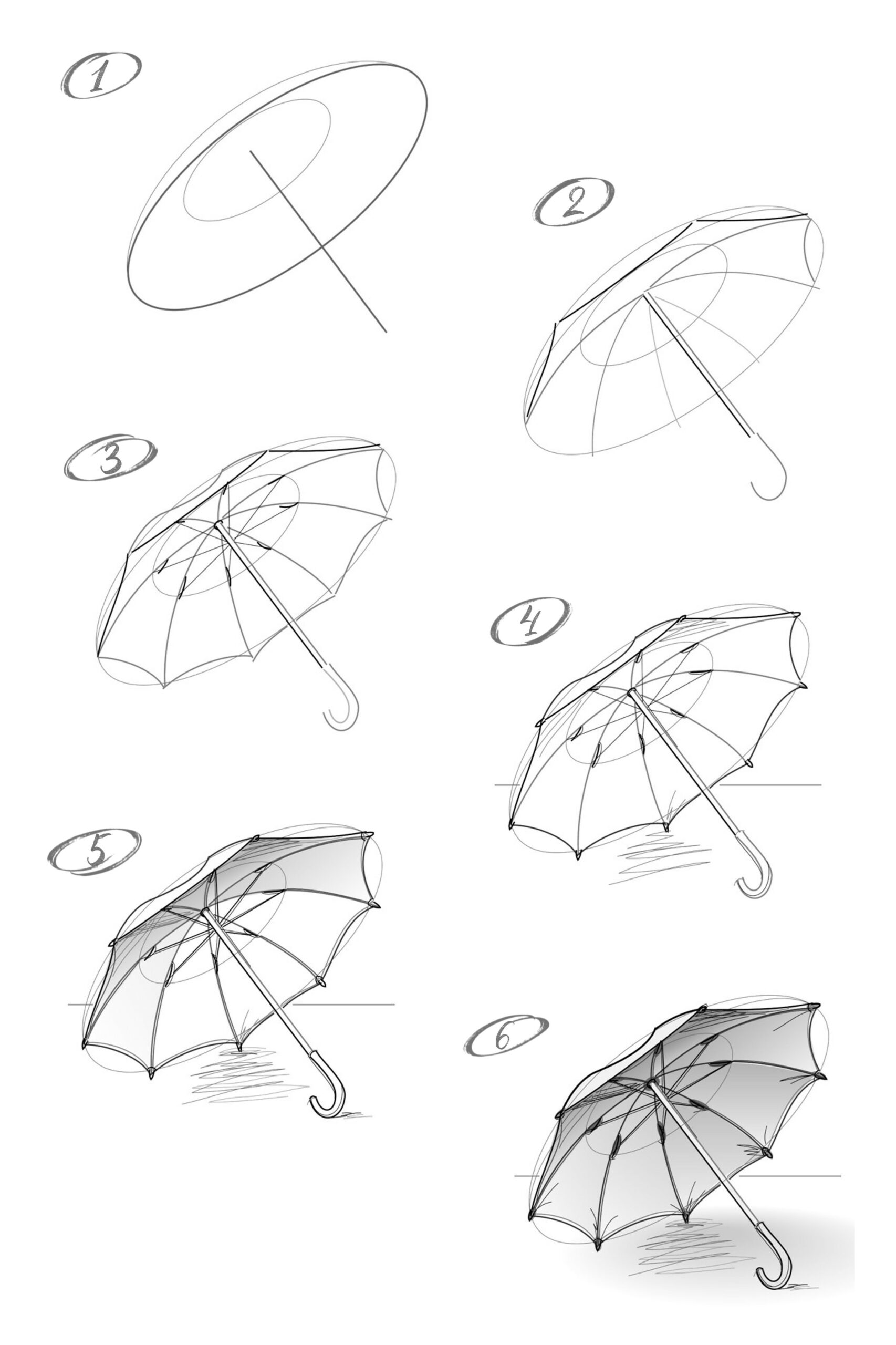 Regenschirm-Idee 7 zeichnen ideen