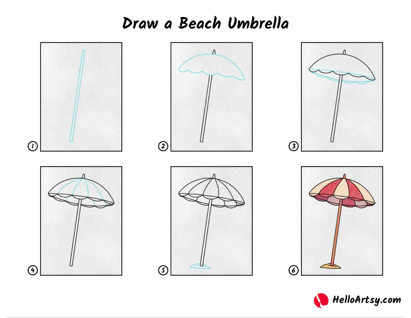 Regenschirm-Idee 8 zeichnen ideen