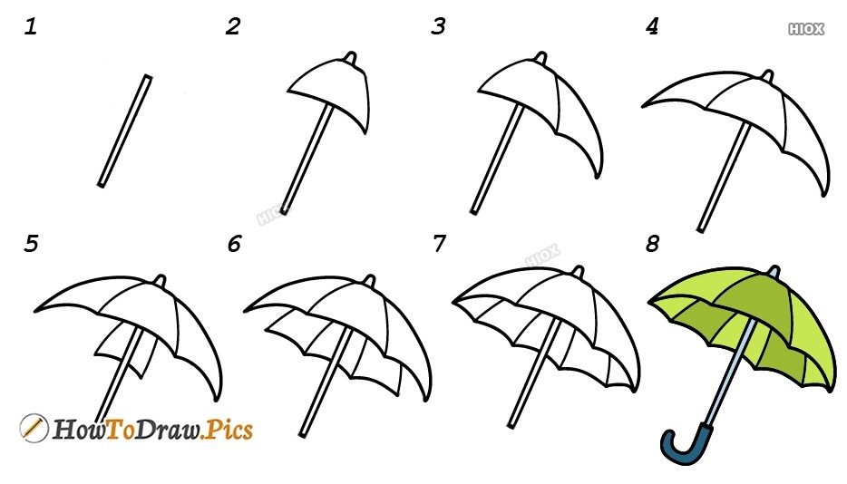 Regenschirm-Idee 9 zeichnen ideen
