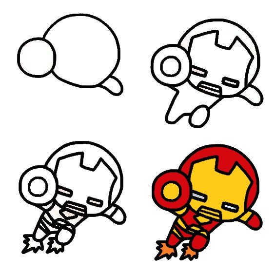 Baby iron man (1) zeichnen ideen