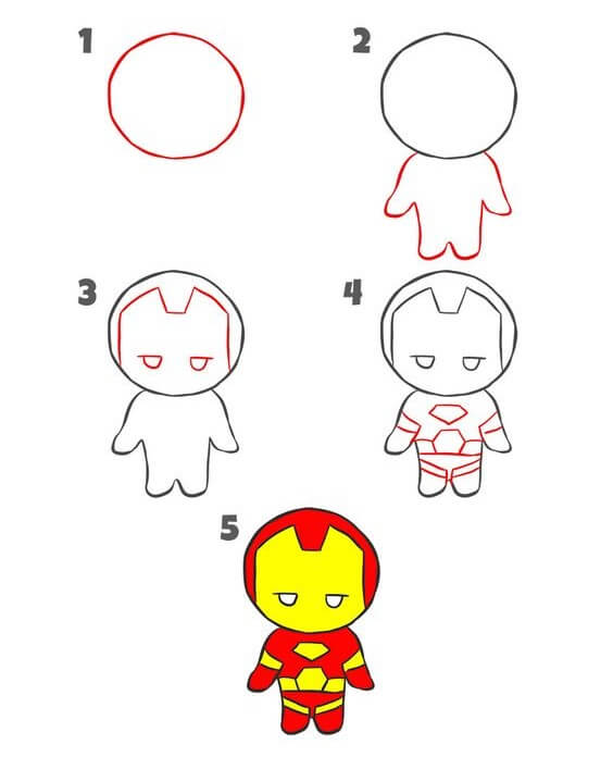 Baby iron man (5) zeichnen ideen