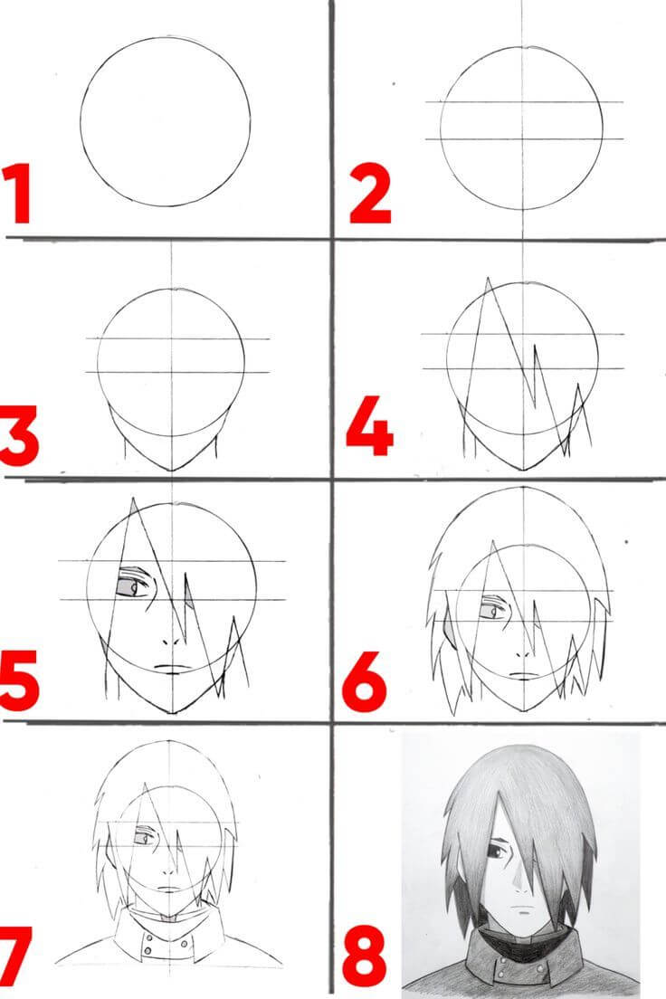 Erwachsener Sasuke zeichnen ideen