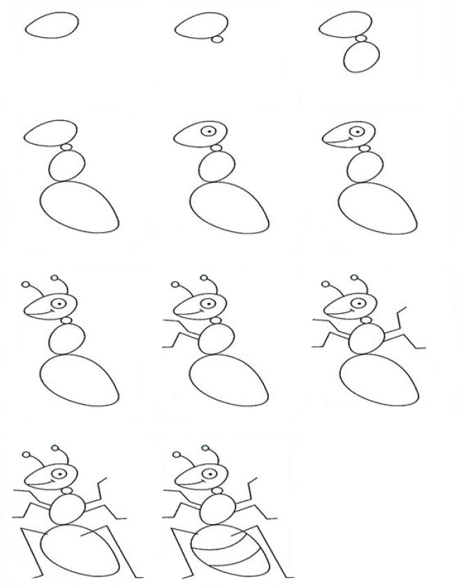 Ameisenidee (18) zeichnen ideen