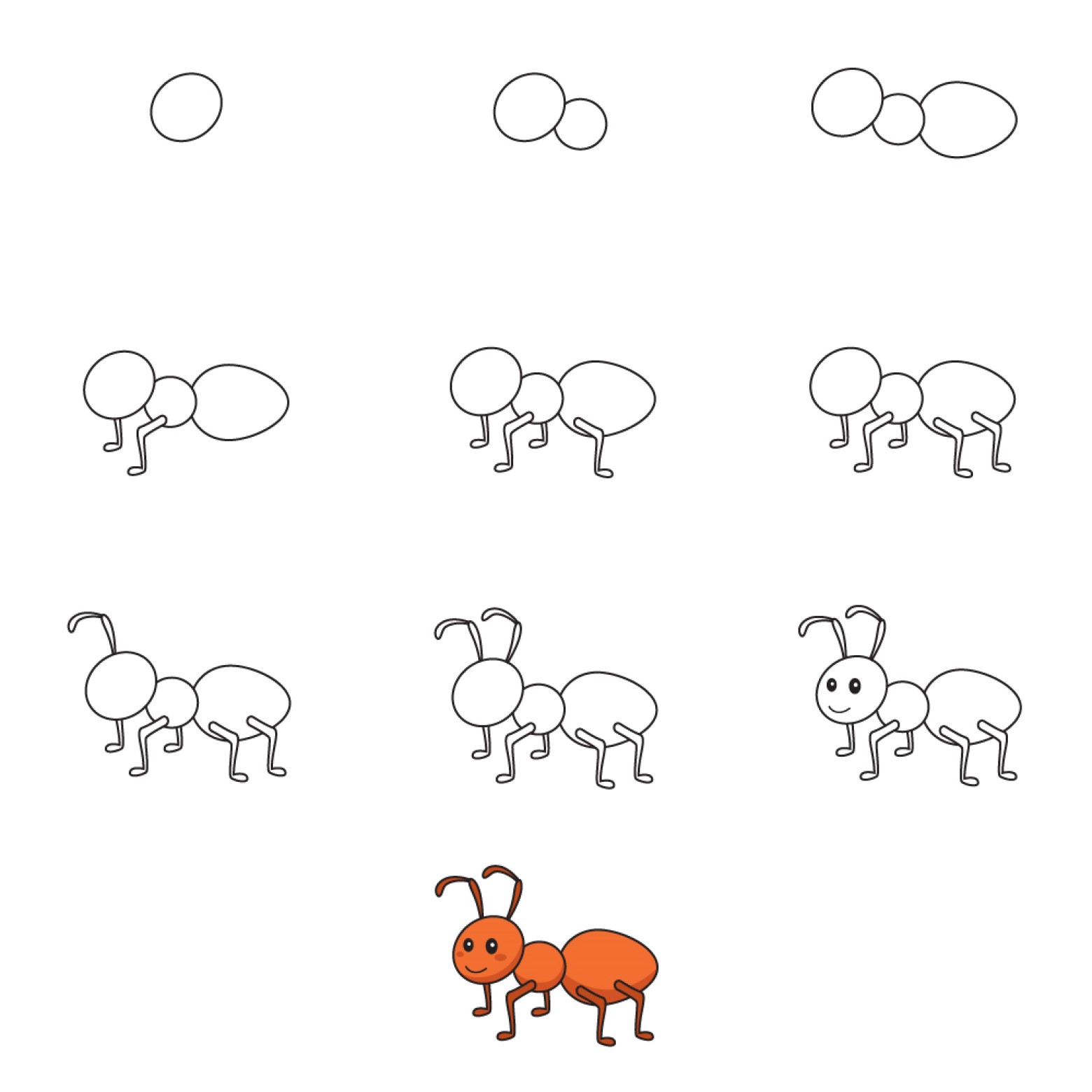 Zeichnen Lernen Ameisenidee (20)