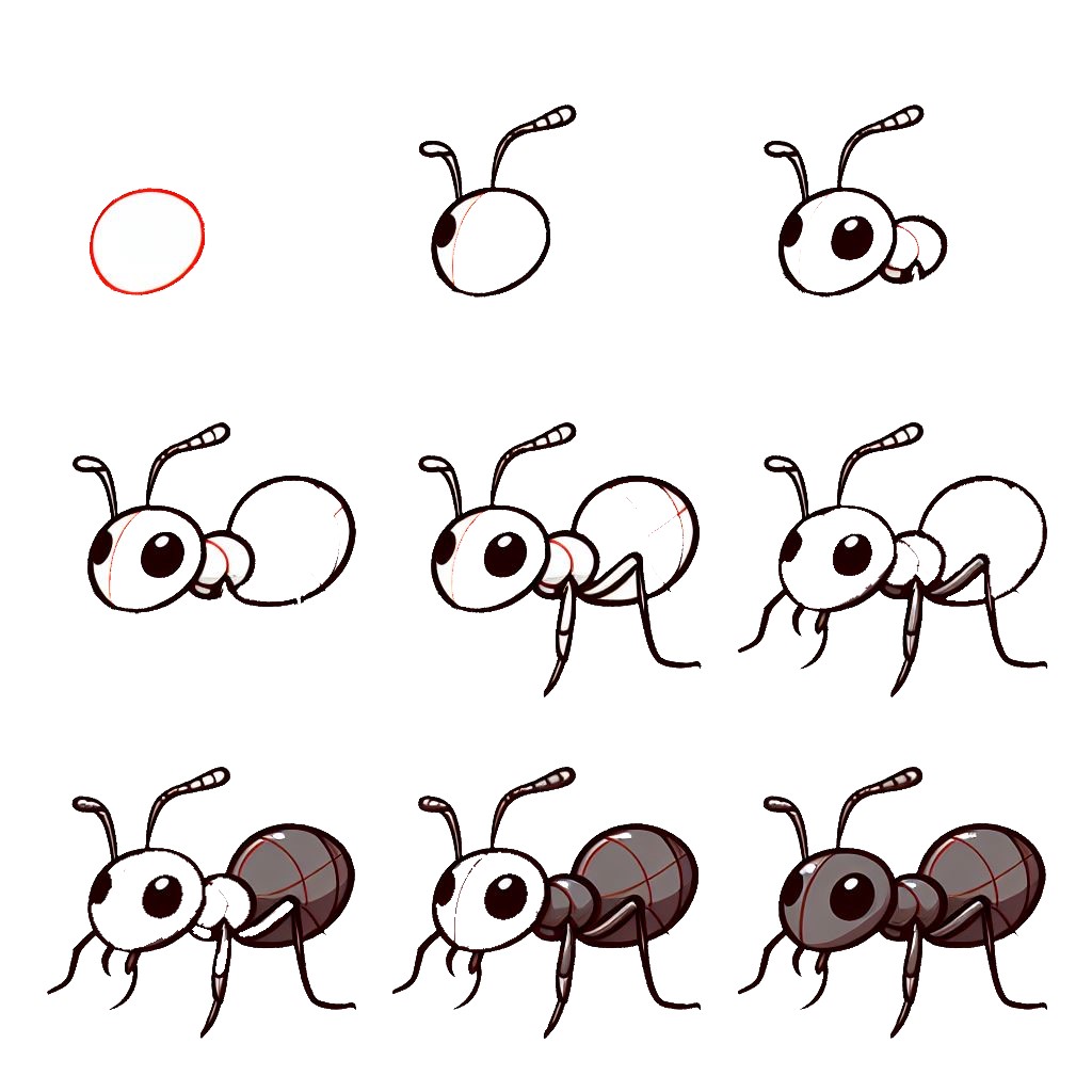 Ameisenidee (21) zeichnen ideen