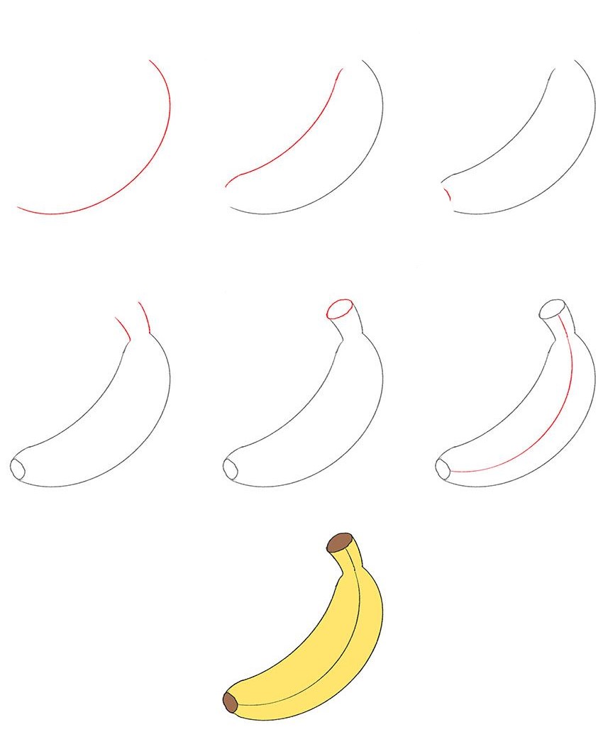 Bananenidee (18) zeichnen ideen