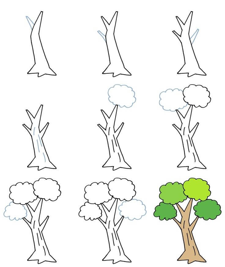 Zeichnen Lernen Baumidee (2)