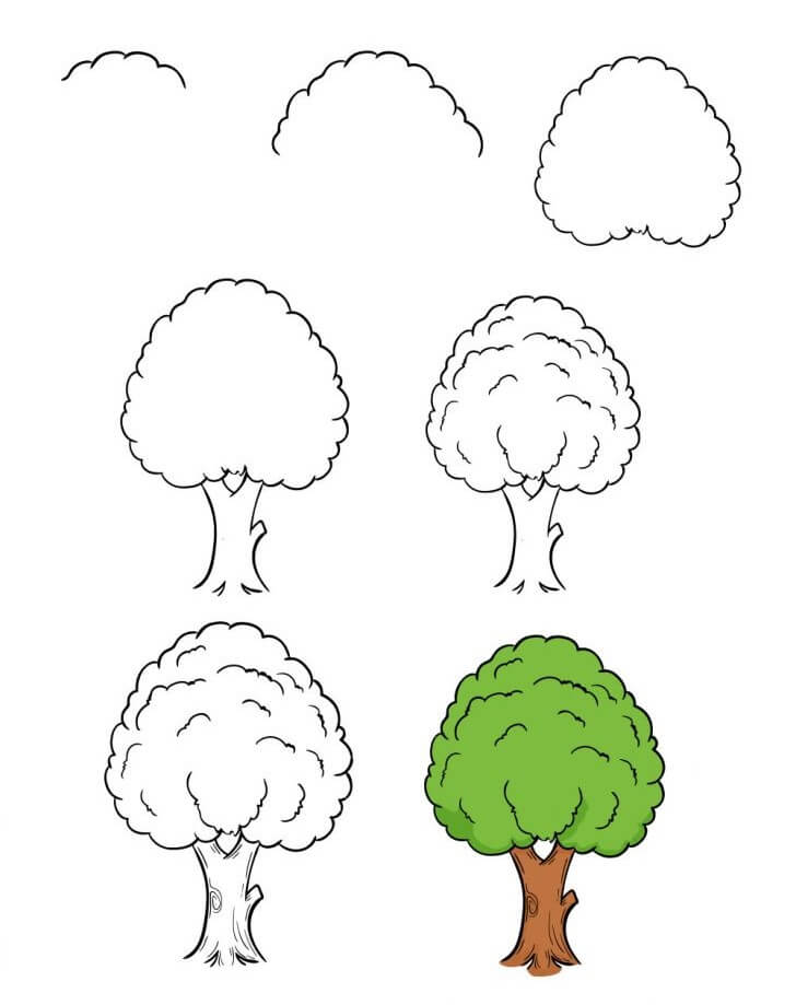Zeichnen Lernen Baumidee (5)