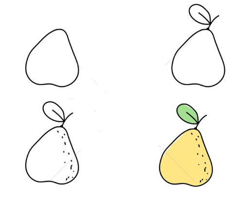 Zeichnen Lernen Birnen-Idee (10)