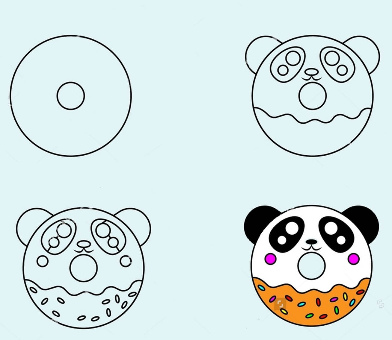 Cartoon-Donuts (1) zeichnen ideen