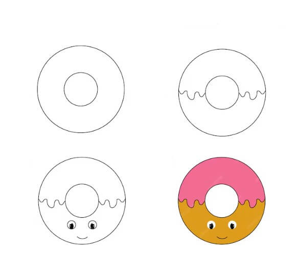 Cartoon-Donuts (2) zeichnen ideen