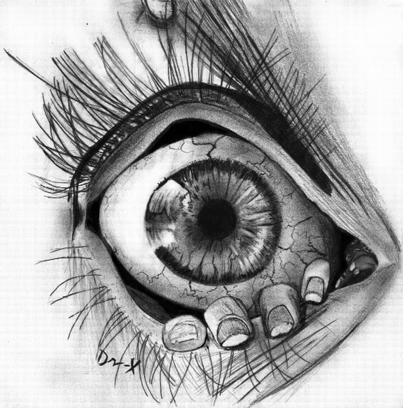 Zeichnen Lernen Chicano-Augen (3)