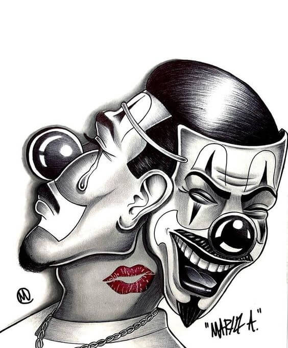 Chicano clown (1) zeichnen ideen