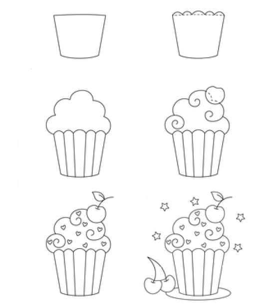 Cupcake-Idee (1) zeichnen ideen