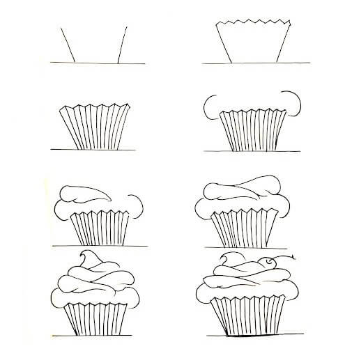 Cupcake-Idee (12) zeichnen ideen