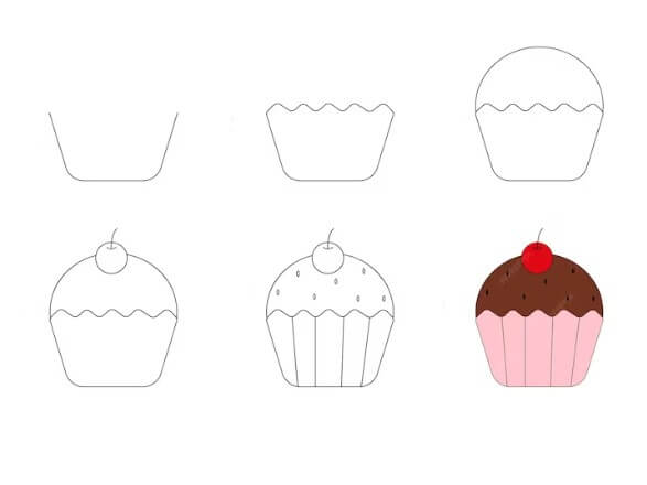 Cupcake-Idee (14) zeichnen ideen