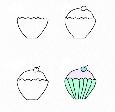 Cupcake-Idee (15) zeichnen ideen