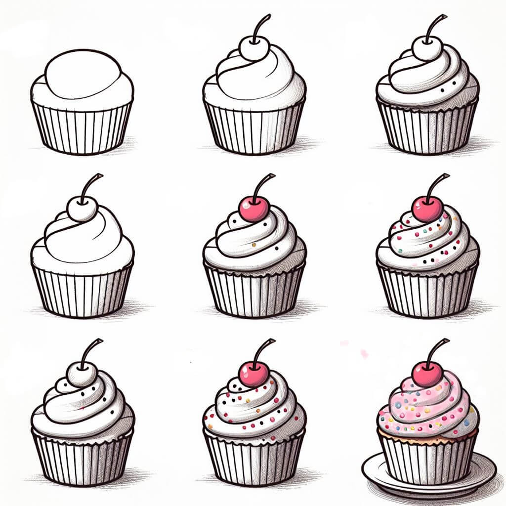 Cupcake-Idee (17) zeichnen ideen