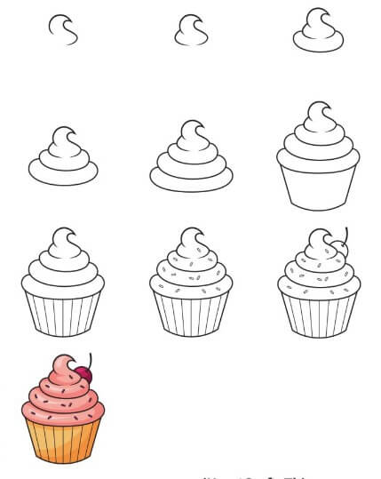 Cupcake-Idee (18) zeichnen ideen