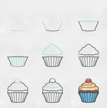 Cupcake-Idee (2) zeichnen ideen