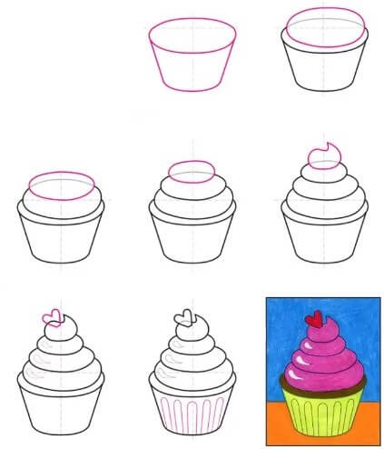 Cupcake-Idee (3) zeichnen ideen
