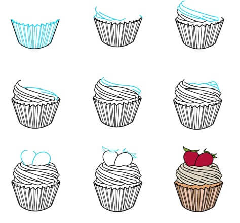 Cupcake-Idee (7) zeichnen ideen