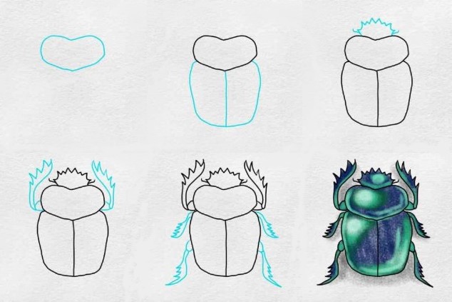 Eine Käferidee (8) zeichnen ideen