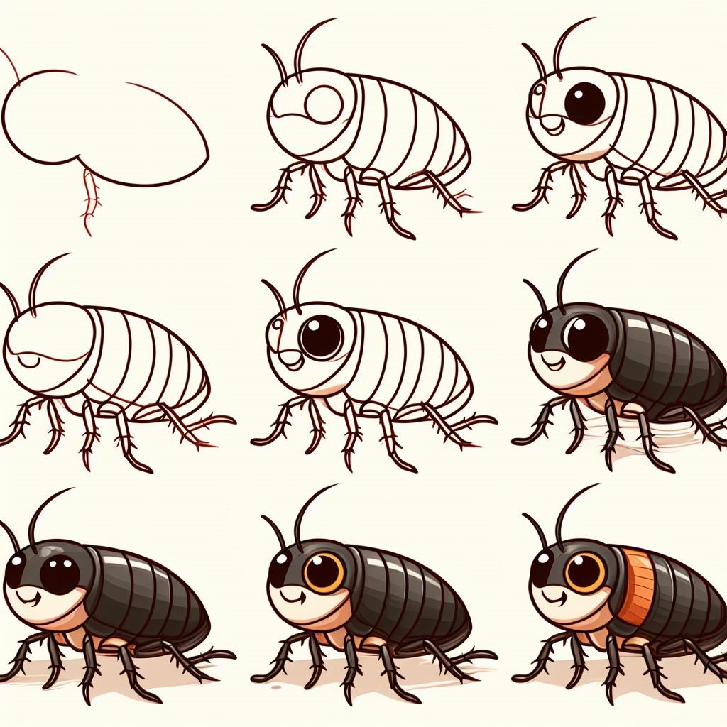 Fat cockroach zeichnen ideen