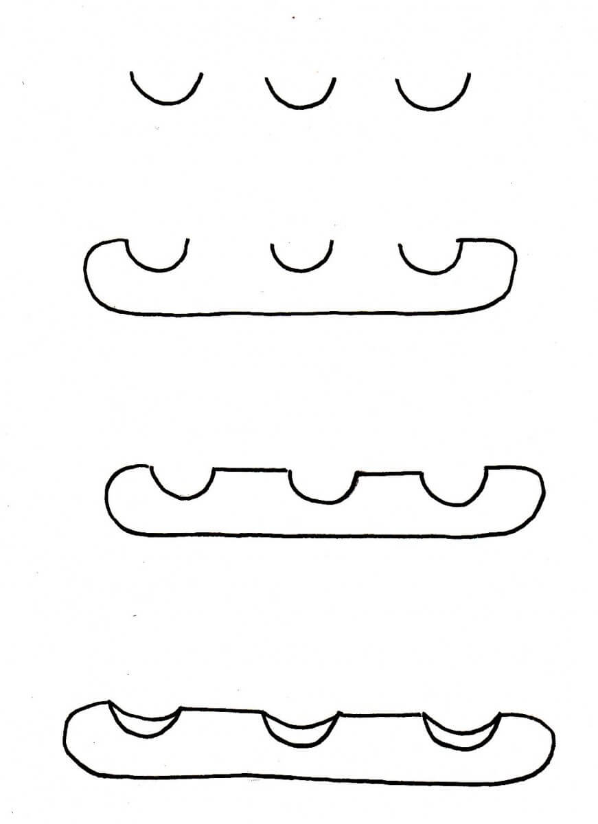 Französisches Brot zeichnen ideen