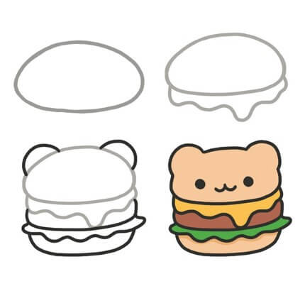 Hamburger-Animation 2 zeichnen ideen
