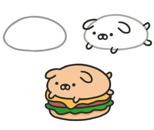 Hamburger-Animation 4 zeichnen ideen